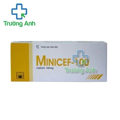 Minicef-100 Pymepharco - Thuốc điều trị nhiễm khuẩn